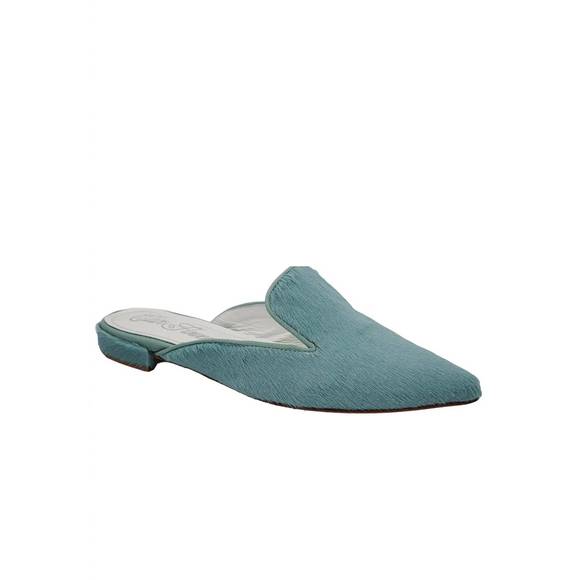 NEW CLAIRE FLOWERS women's gretchen mule in aquamarine - Picture 1 of 1